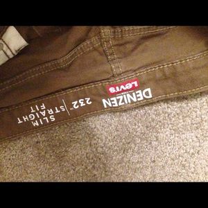 Slim Straight Fit Brown Jeans